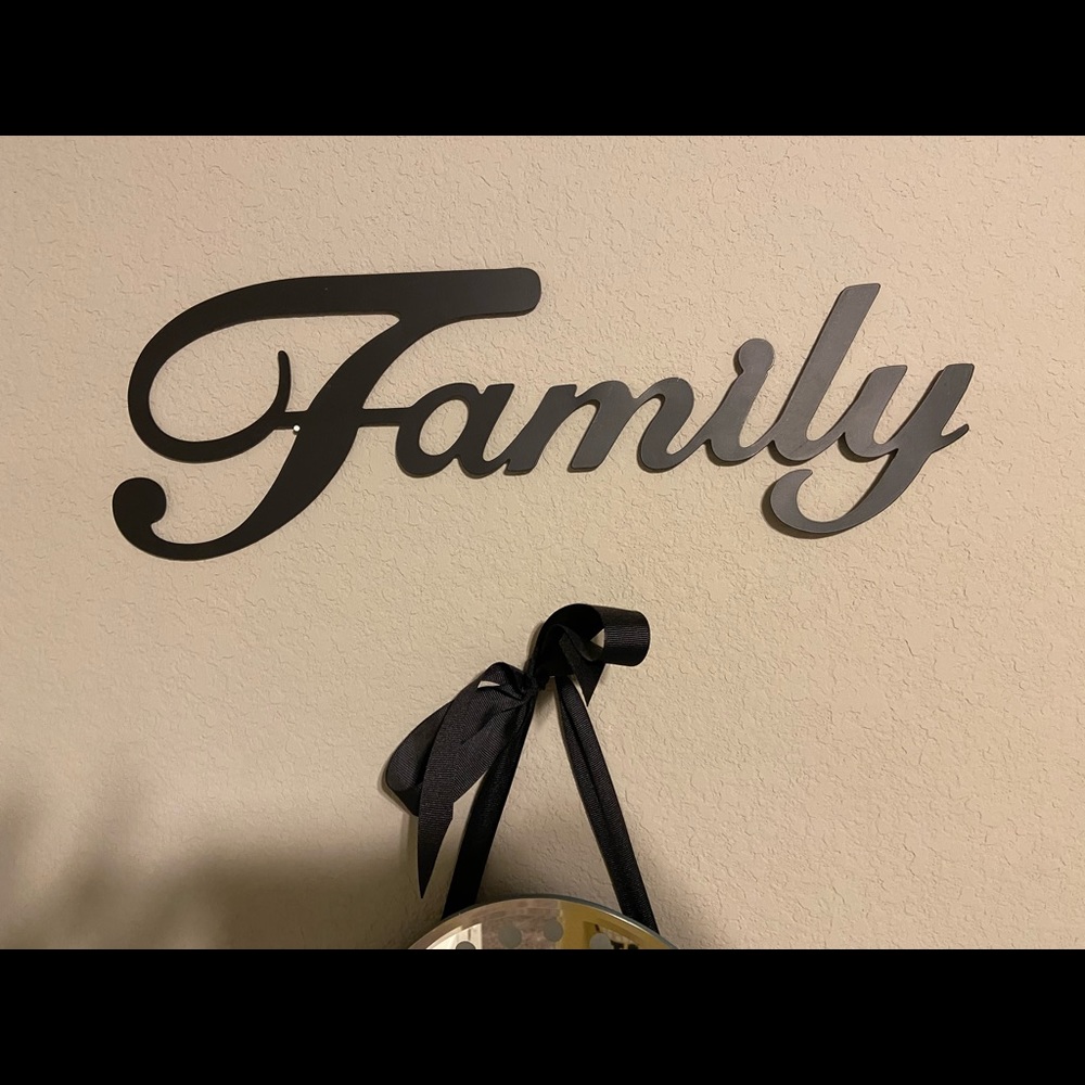 Family sign